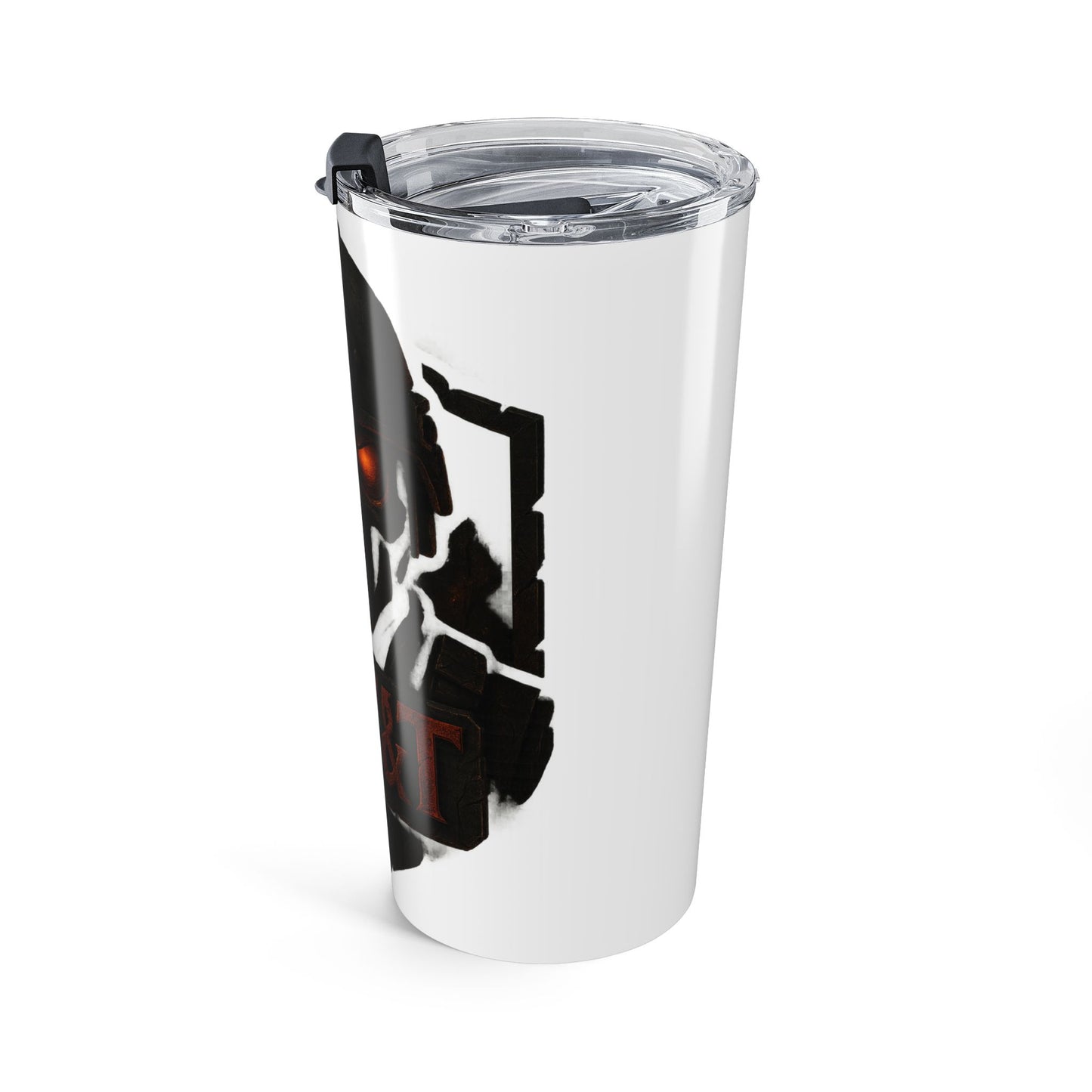 Tumbler 20oz | Helmet | Orange Eyes | Skull