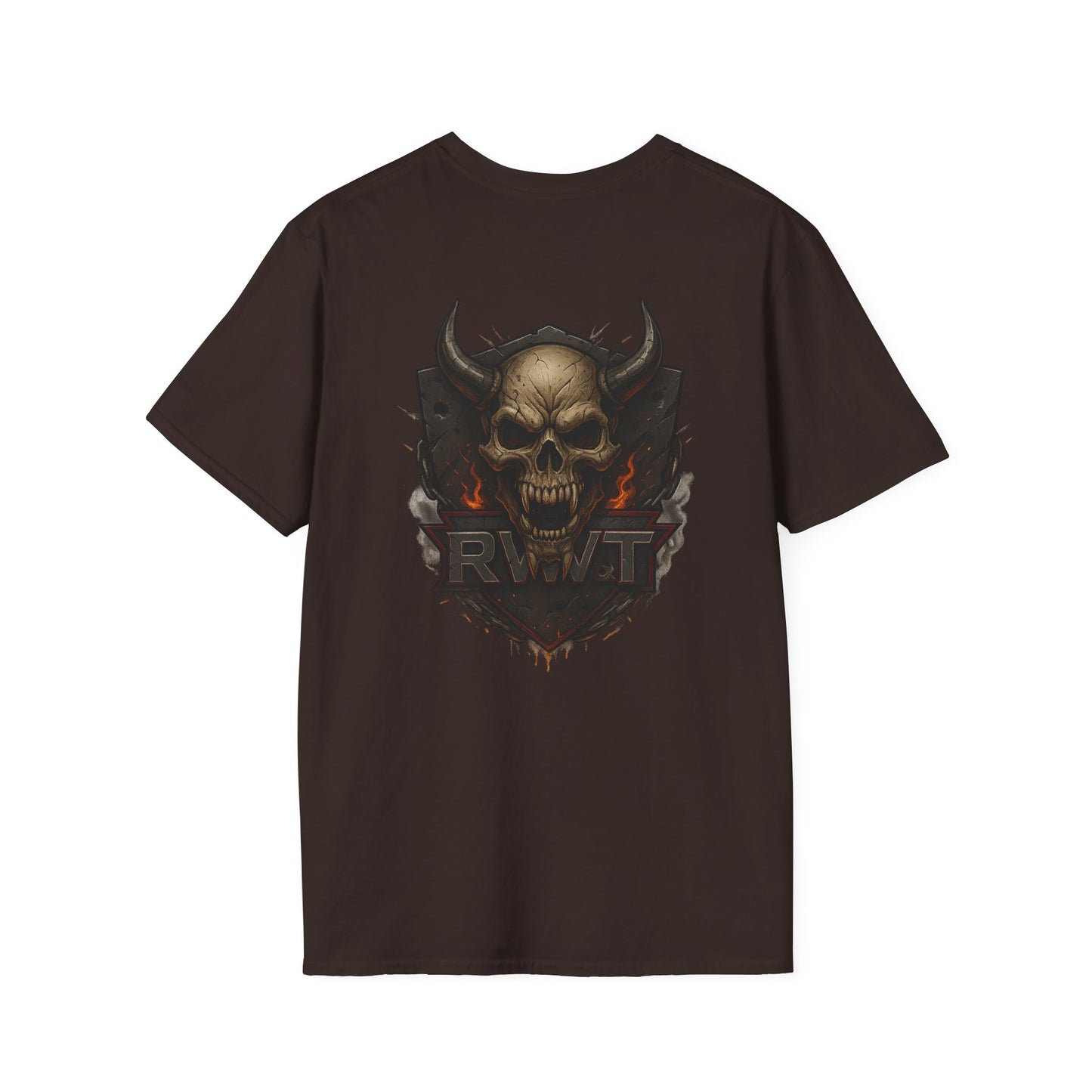 ⚔️ “RW&T War Beast – Spiked Skull Edition” | Unisex Softstyle T-Shirt