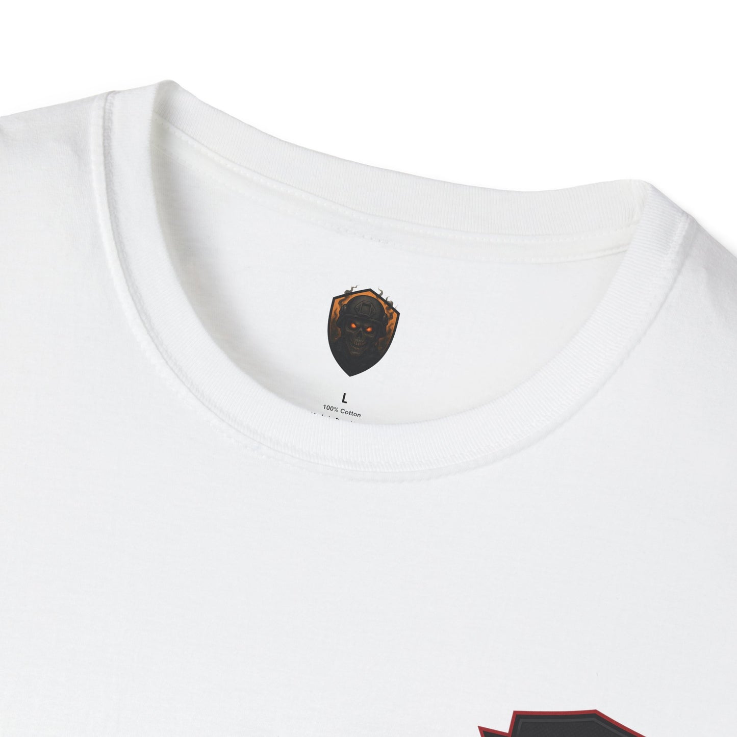 Halloween | Gothic Graphic Tee, Unisex Softstyle T-Shirt with Skull Design, Casual Wear, Edgy Fashion, Gift for Him/Her