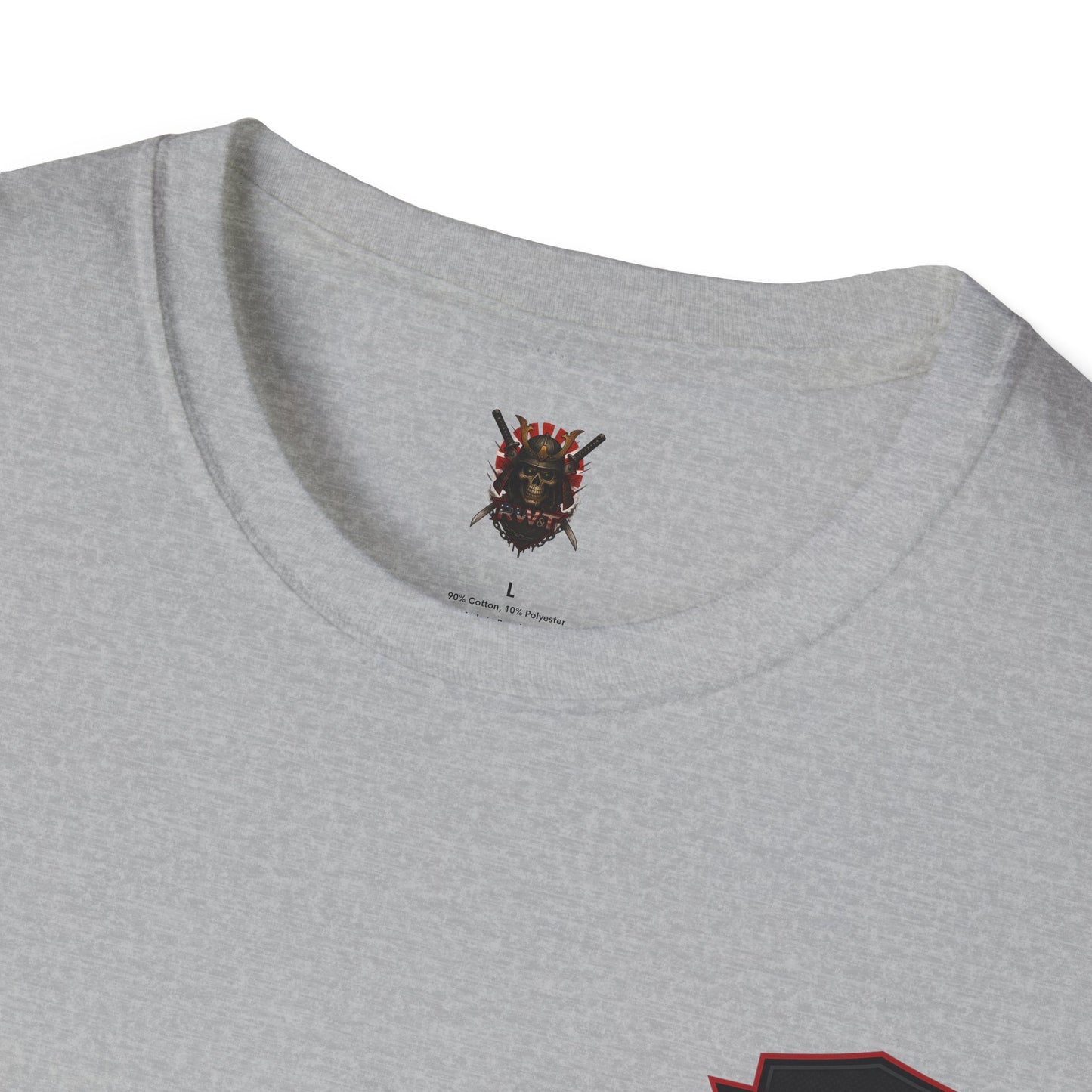 RW&T Grim Samurai Skull | Warborn Edition | Unisex Softstyle T-Shirt