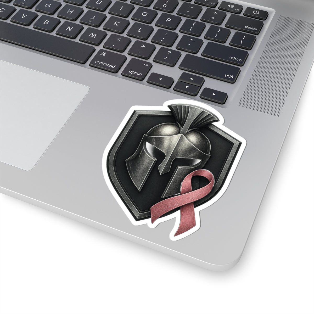 Breast Cancer Awareness | Kiss-Cut Stickers | Spartan Helmet | Pink Ribbon