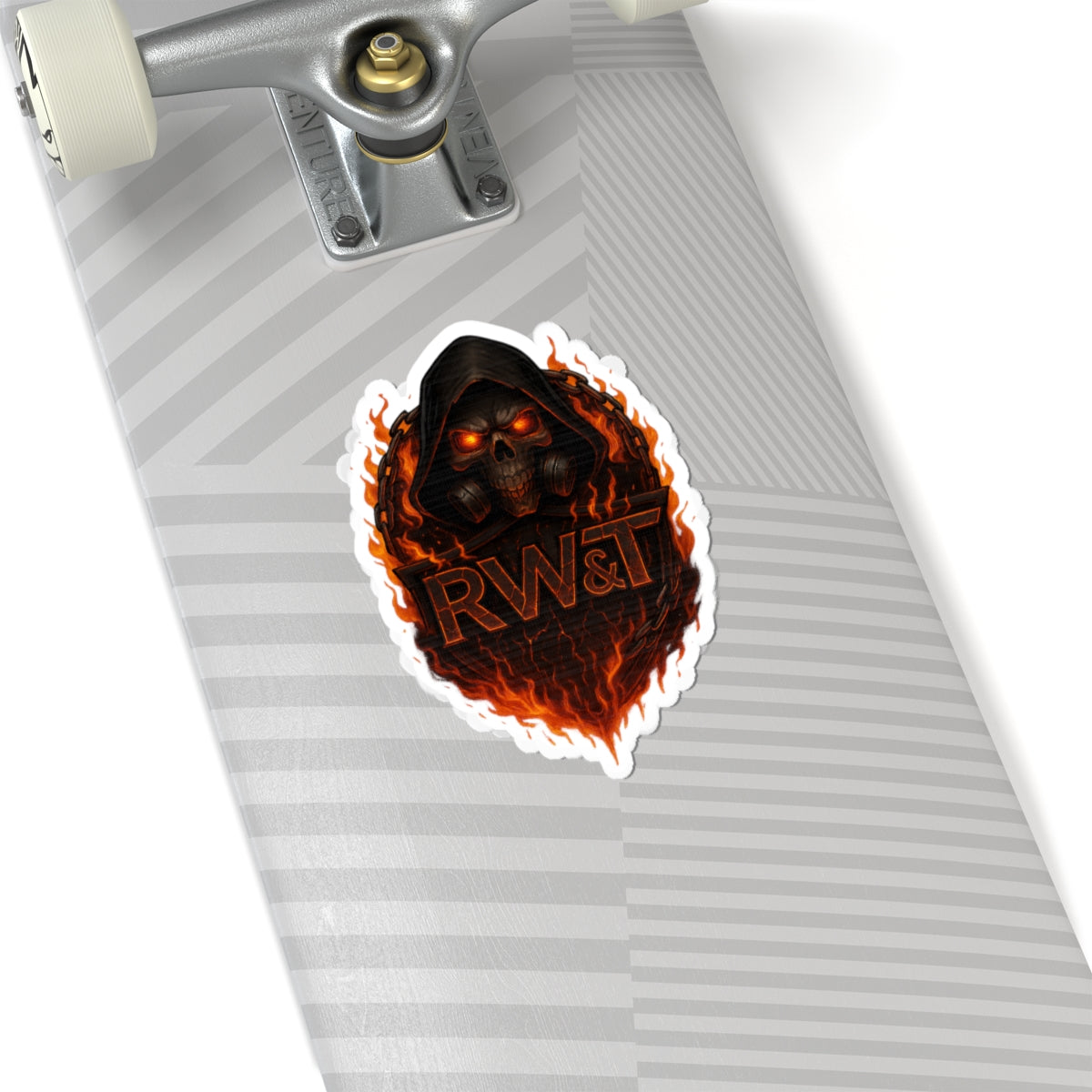 Cool Skull Kiss-Cut Stickers, Edgy Vinyl Decals for Laptops, Water Bottles, and More, Halloween Decor, Punk Aesthetic