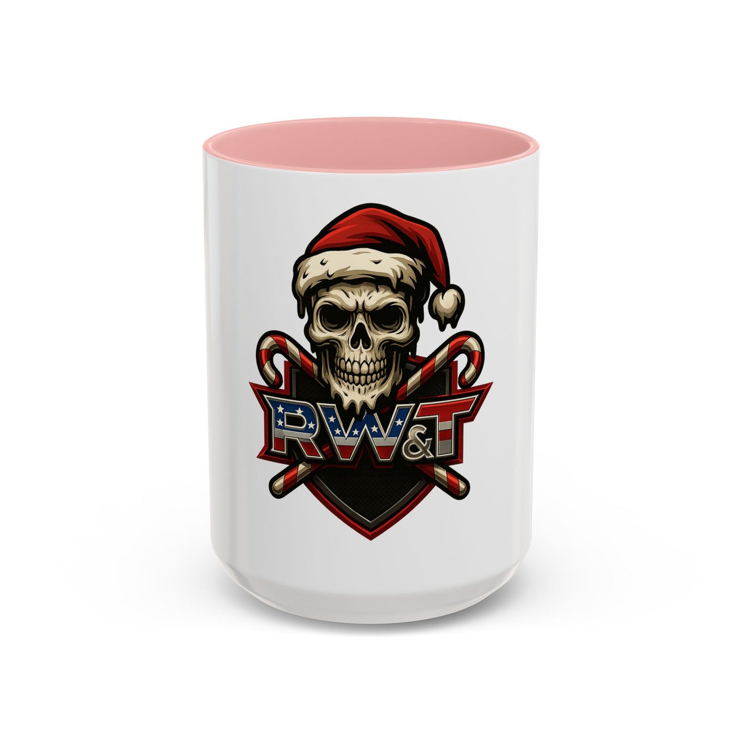 Skull Santa Ceramic Mug - Christmas Coffee Cup, Halloween Gift, Unique Mug for Themed Parties, Skull Decor, Custom Cup
