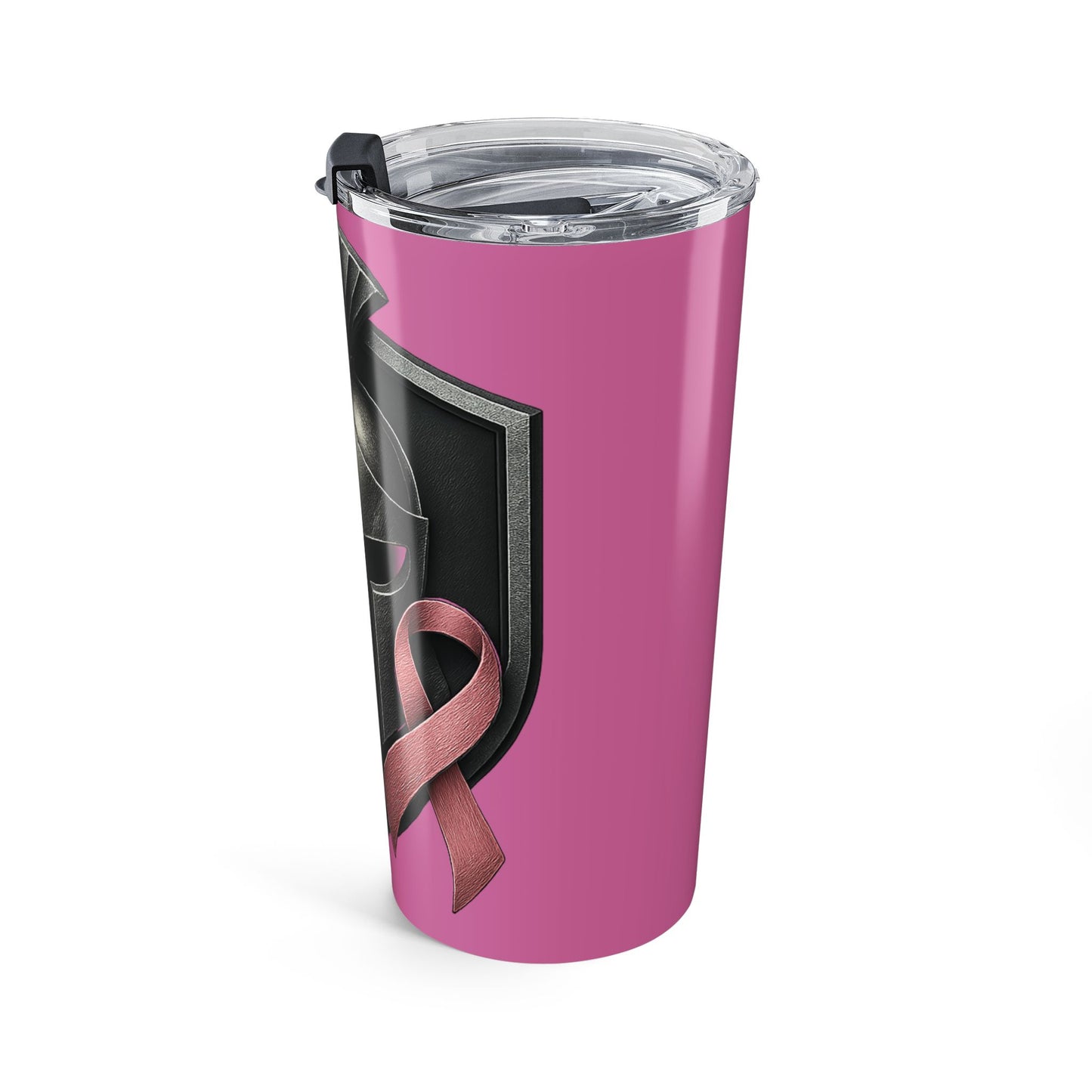 20oz Tumbler | Breast Cancer Awareness | Spartan Helmet | Pink Ribbon