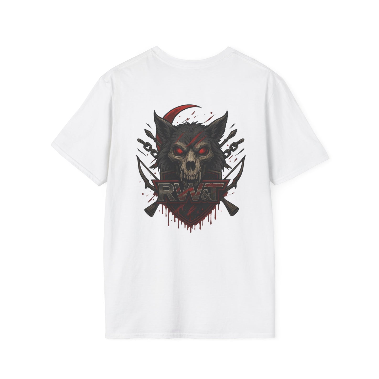 🐺 “RW&T Berserker Wolf – Savage Crest Edition” | Unisex Softstyle T-Shirt
