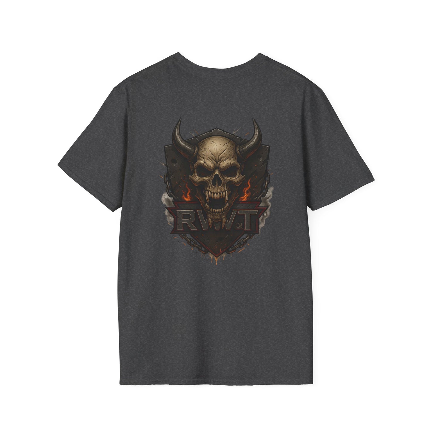 ⚔️ “RW&T War Beast – Spiked Skull Edition” | Unisex Softstyle T-Shirt