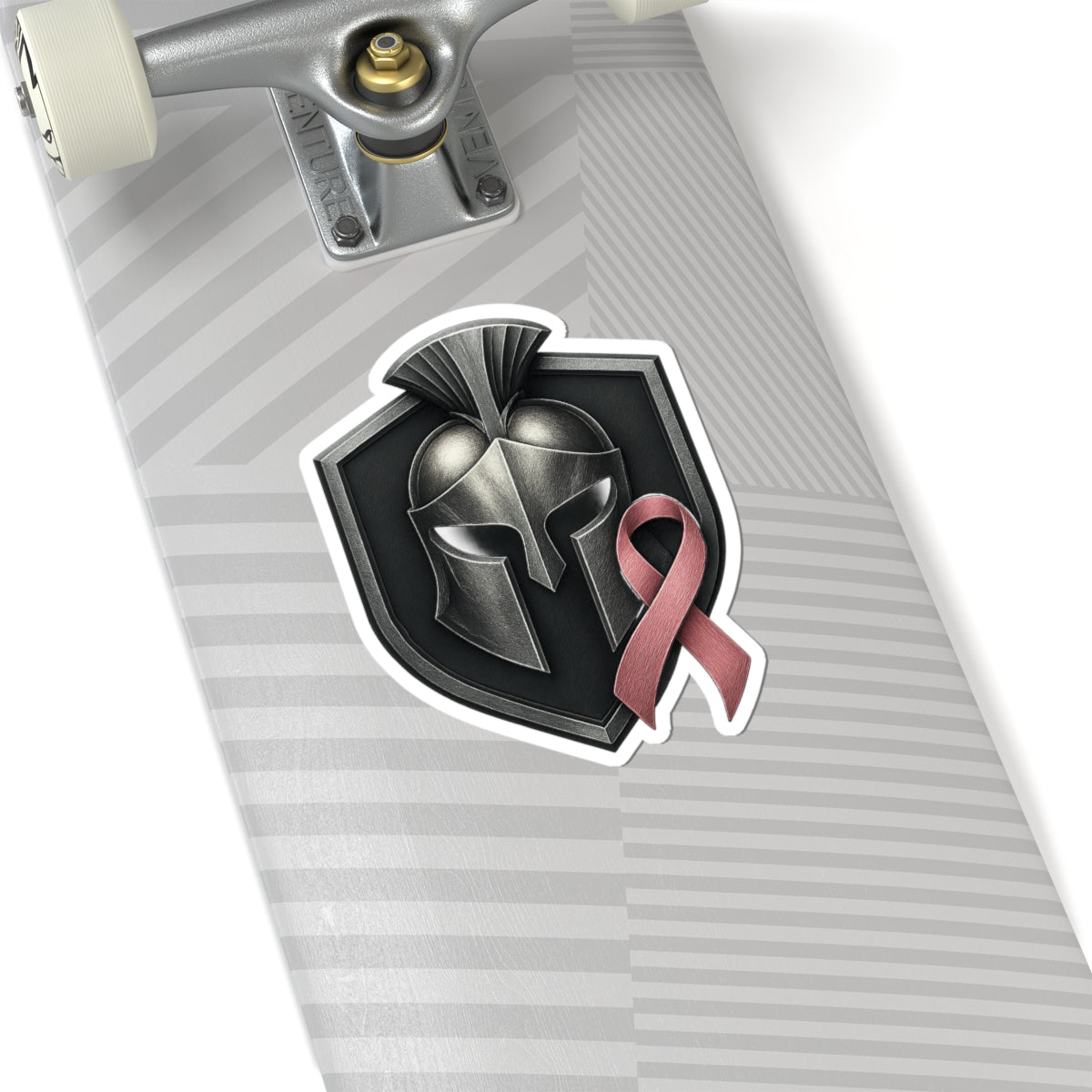 Breast Cancer Awareness | Kiss-Cut Stickers | Spartan Helmet | Pink Ribbon