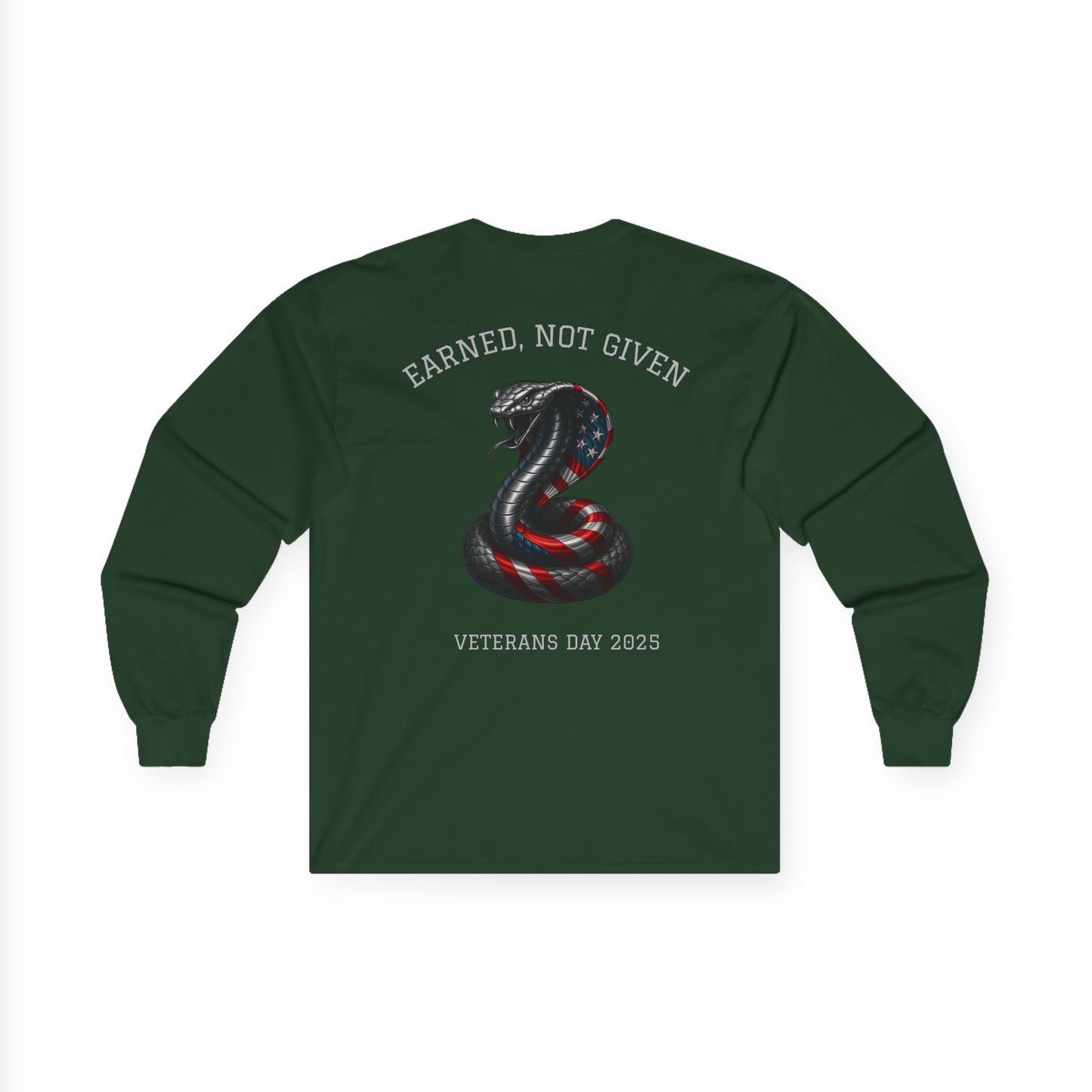 “Earned, Not Given” – Veterans Day Limited Edition Long Sleeve | Snake