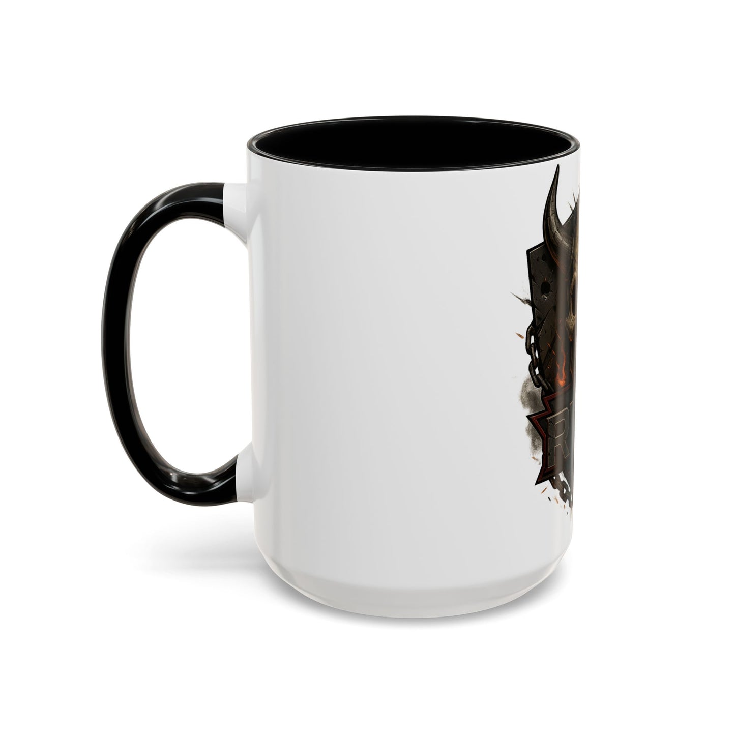 ⚔️ “RW&T War Beast – Spiked Skull Edition” | Skull Design Coffee Mug - Gothic Decor, Halloween Gift, Cafe Vibe, Unique Drinkware, Trendy Kitchen Accent