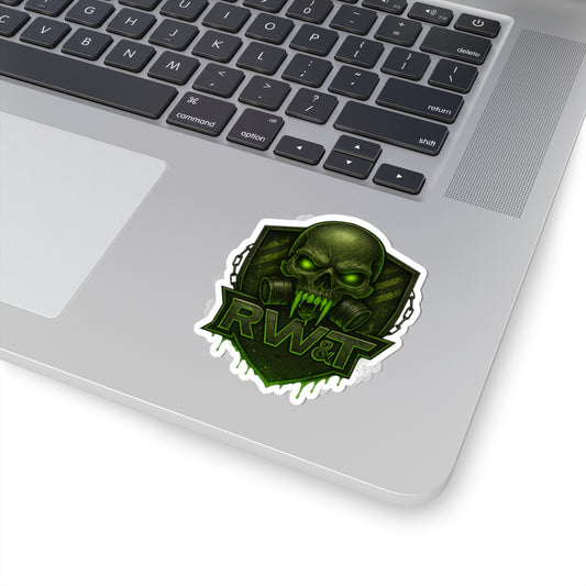 Gothic Skull Kiss-Cut Stickers | Edgy Decals for Laptops, Water Bottles, Halloween Decor, Punk Style, Unique Gifts