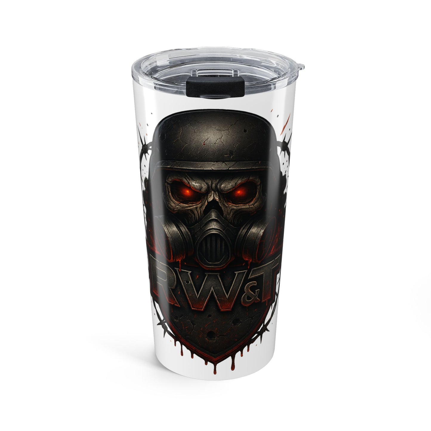 Tumbler 20oz | Rebellious Skull | Halloween | Helmet