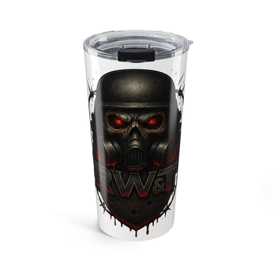 Tumbler 20oz | Rebellious Skull | Halloween | Helmet