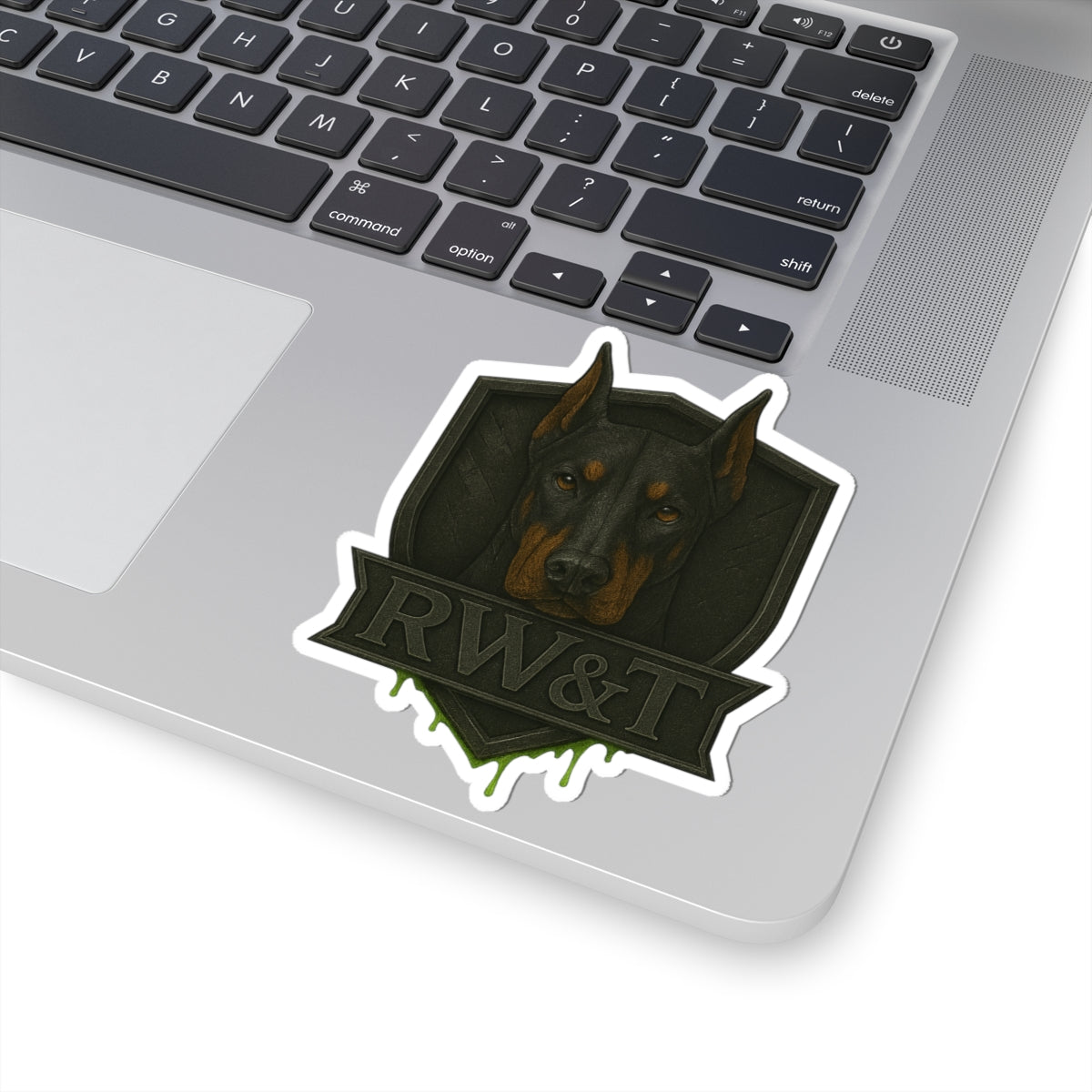 Doberman Kiss-Cut Stickers, Dog Lover Gifts, Vinyl Decals, Pet Accessories, Laptop Stickers, Animal Art Decor