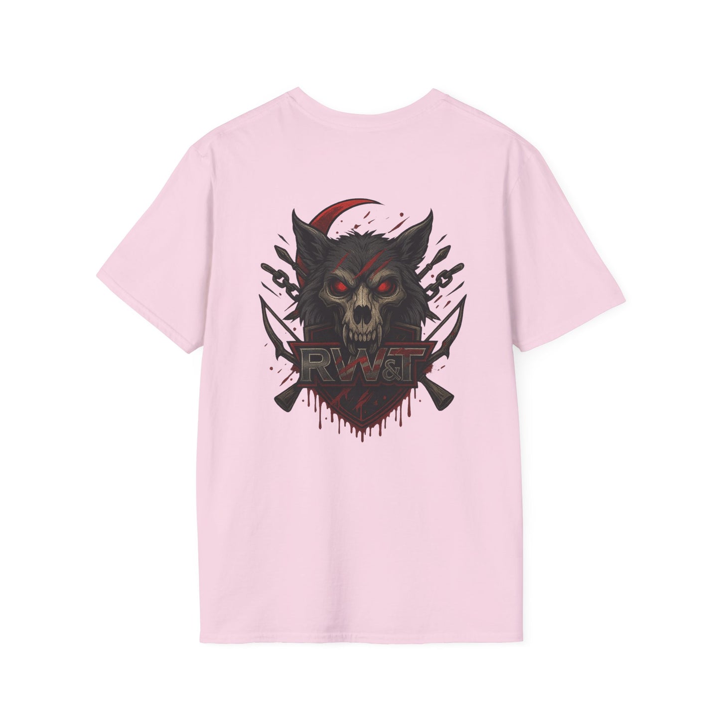 🐺 “RW&T Berserker Wolf – Savage Crest Edition” | Unisex Softstyle T-Shirt