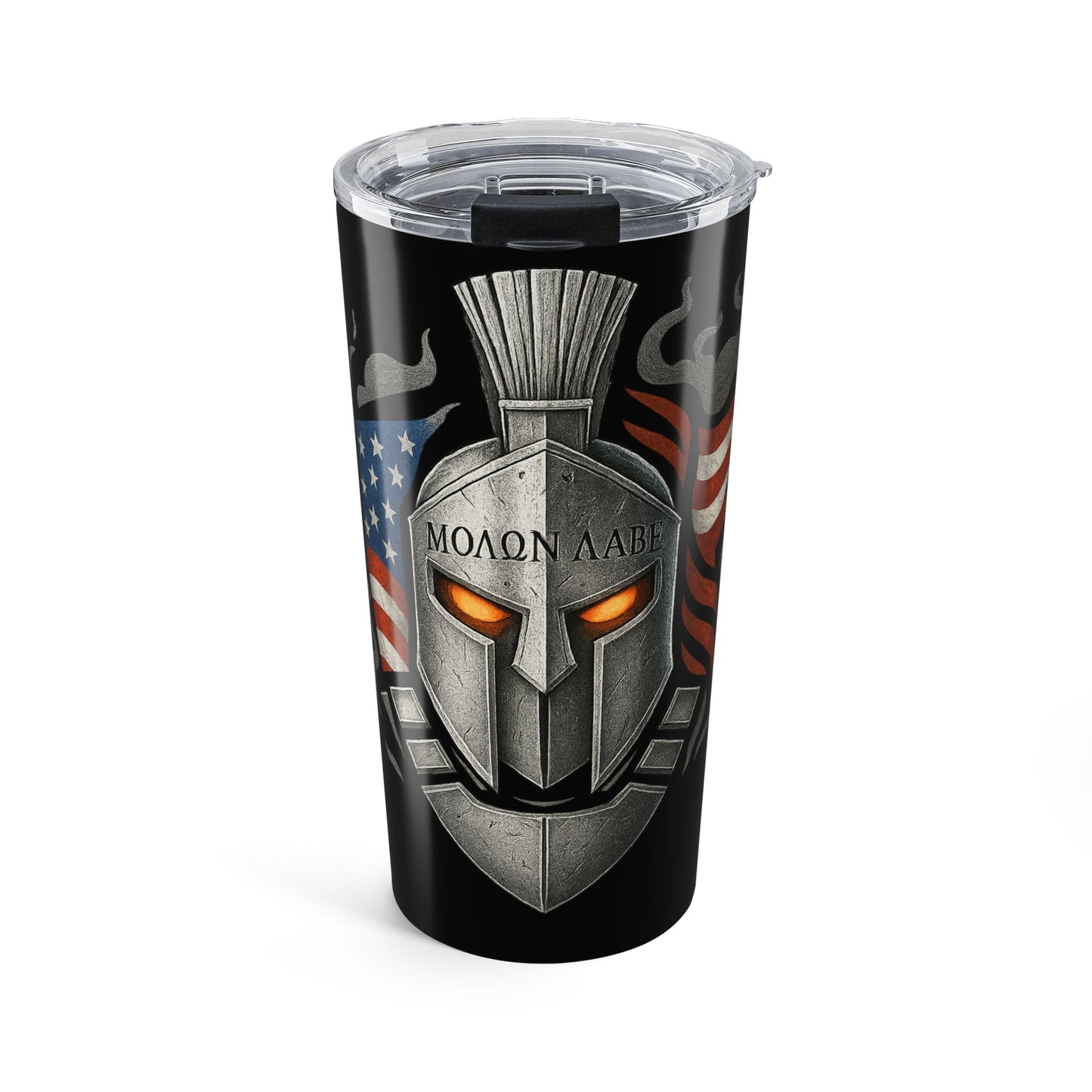 Tumbler 20oz | Spartan Helmet | American Flag