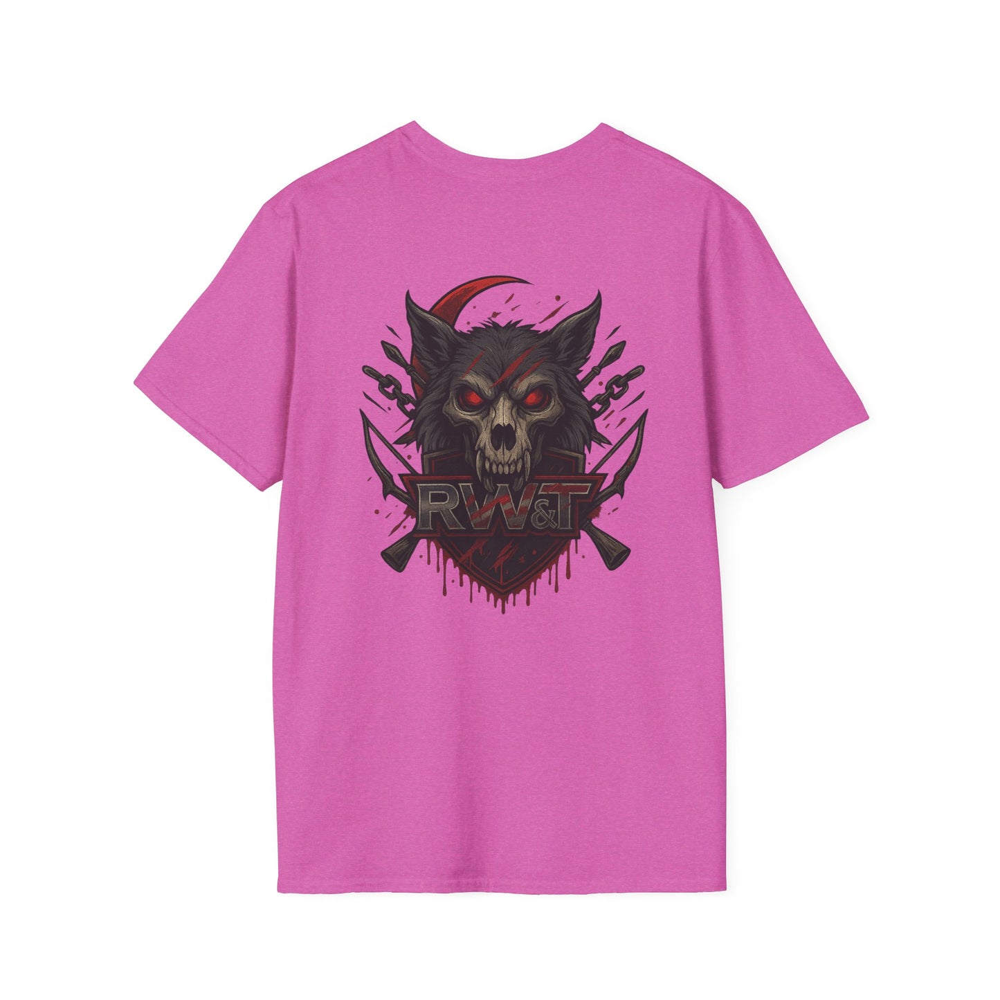 🐺 “RW&T Berserker Wolf – Savage Crest Edition” | Unisex Softstyle T-Shirt