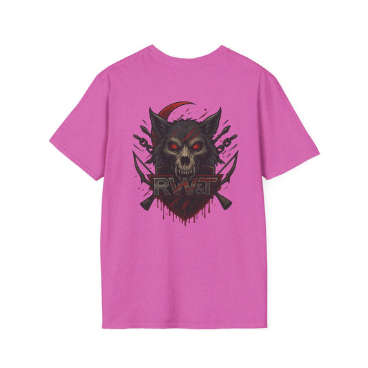 🐺 “RW&T Berserker Wolf – Savage Crest Edition” | Unisex Softstyle T-Shirt