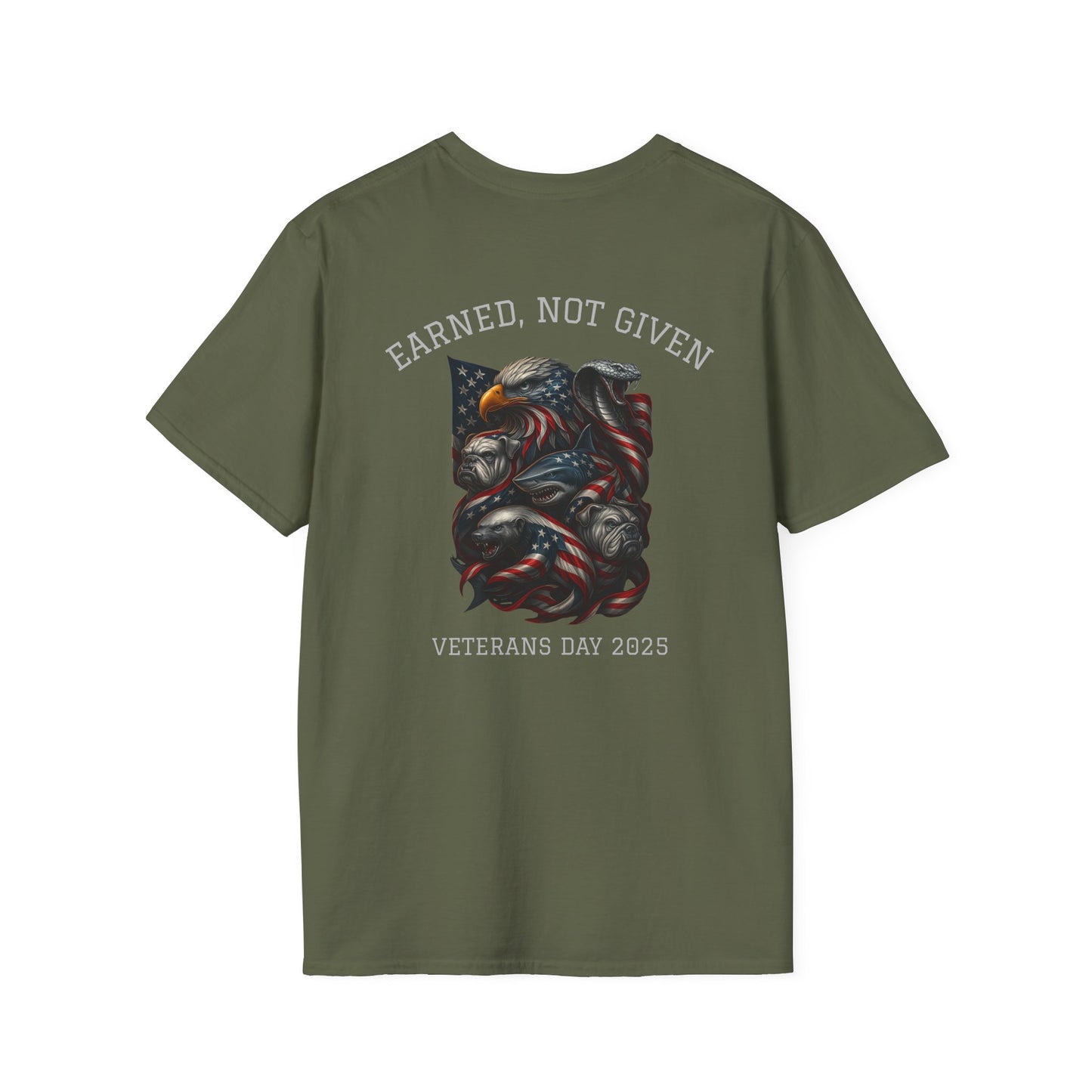 “Earned, Not Given” – Veterans Day Limited Edition Tee | Combined