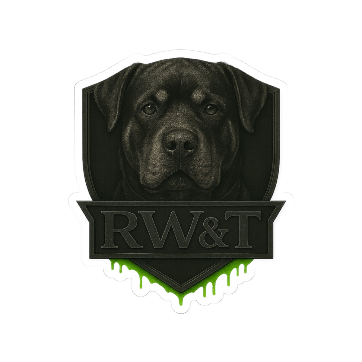 Rottweiler Kiss-Cut Stickers | Dog Lover Decals | Laptop Stickers | Pet Themed Gifts | Customizable Art Stickers