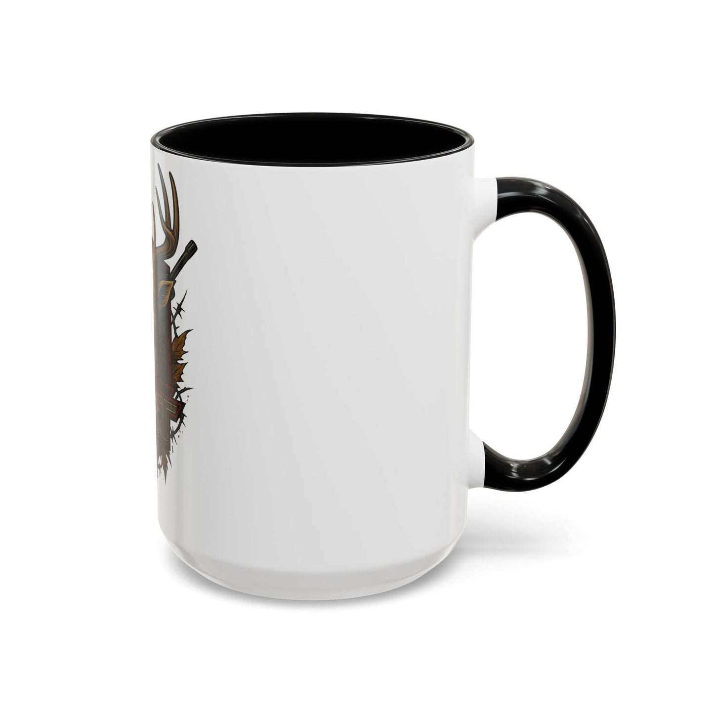 🎯 “RW&T Hunting Skull – Antlers & Rifles Edition” | Hunting-Themed Coffee Mug | Outdoor Enthusiast Gift | Rustic Home Decor | 11/15oz Accent Mug | Perfect for Campers & Hunters, Holiday Gift