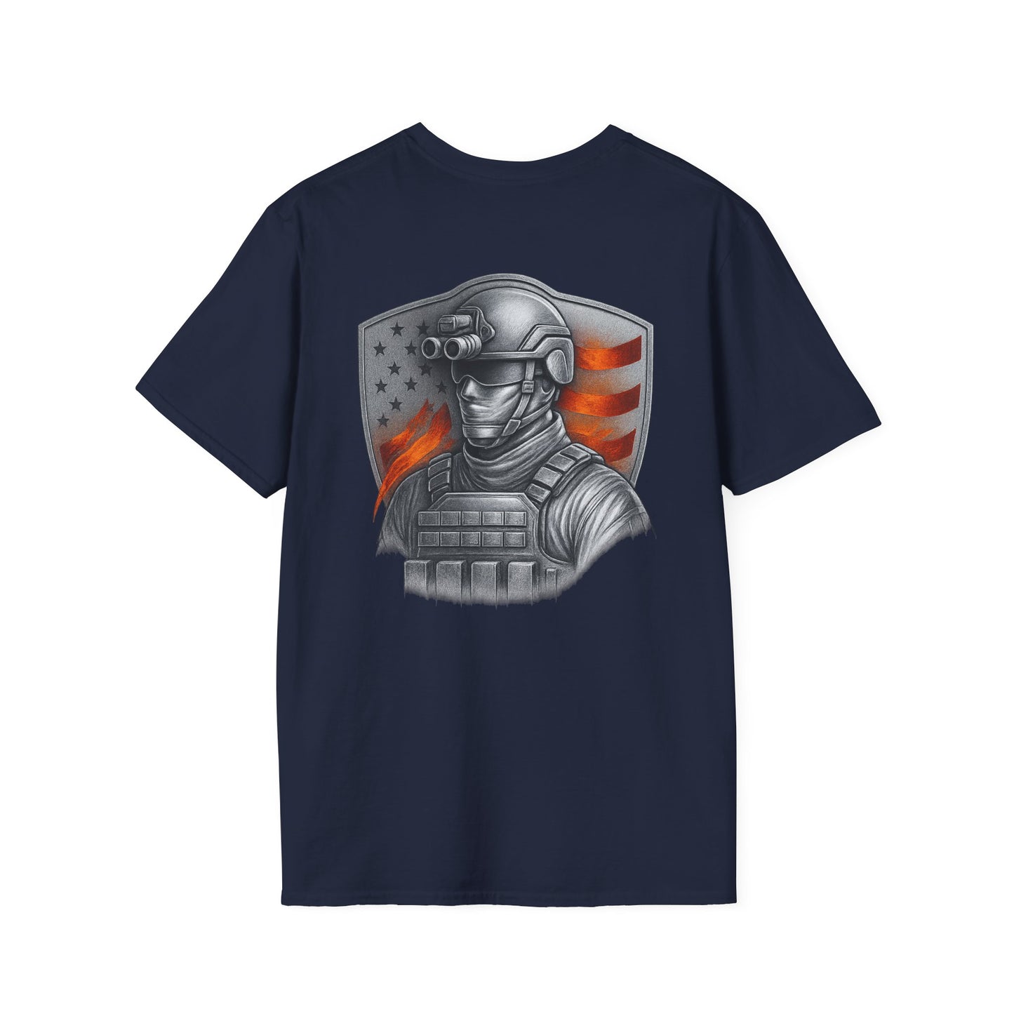 Patriotic Hero T-Shirt - Unisex Softstyle Tee for Veterans, Independence Day, Memorial Day, Gift for Him/Her, Casual Wear, Express [...]