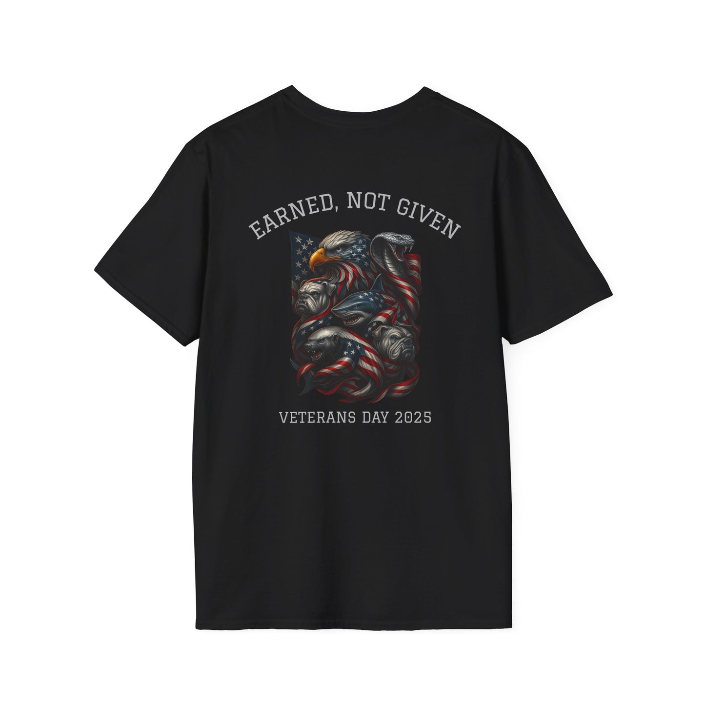 “Earned, Not Given” – Veterans Day Limited Edition Tee | Combined