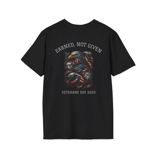 “Earned, Not Given” – Veterans Day Limited Edition Tee | Combined