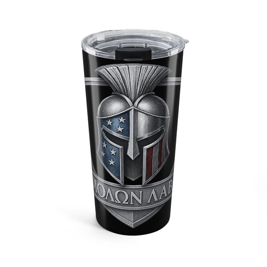 Tumbler 20oz | Spartan Helmet | Silver