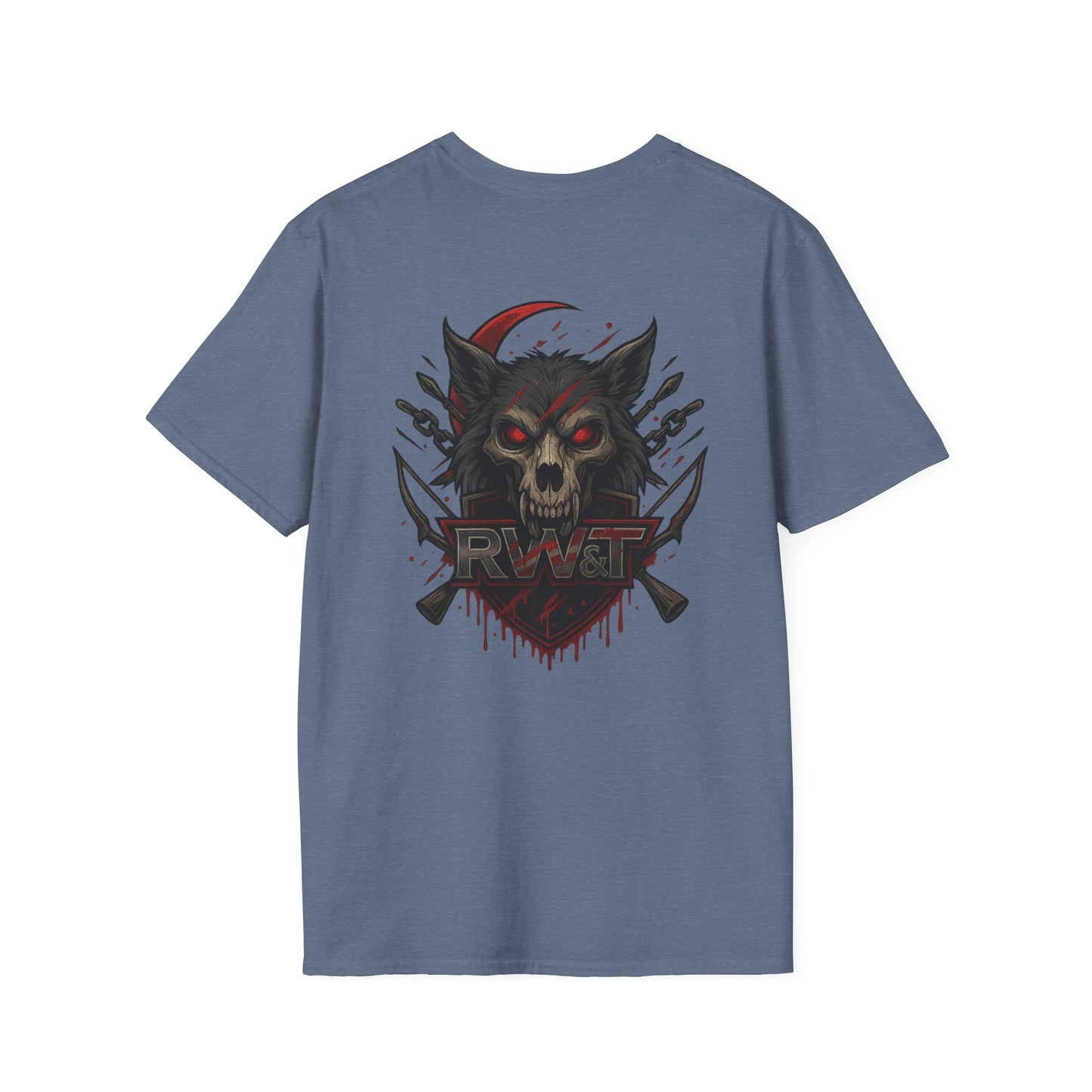 🐺 “RW&T Berserker Wolf – Savage Crest Edition” | Unisex Softstyle T-Shirt