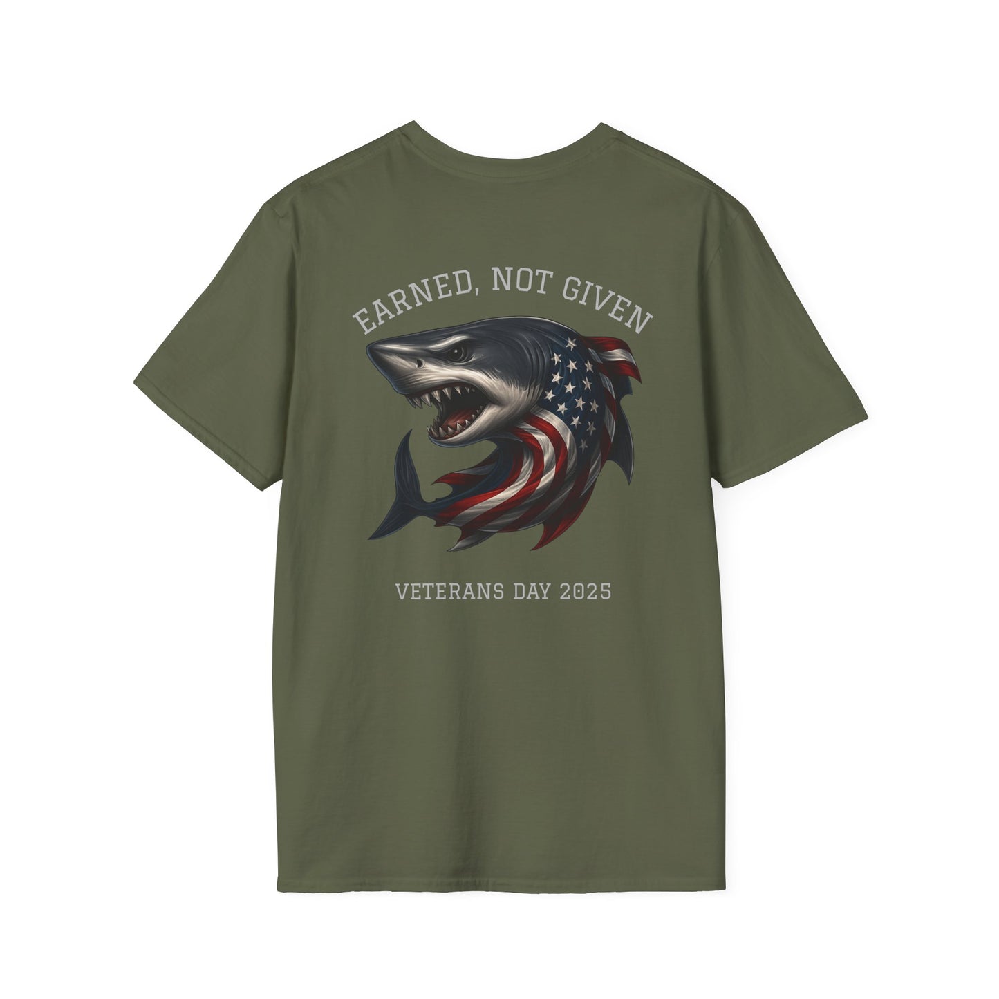 “Earned, Not Given” – Veterans Day Limited Edition Tee | Shark