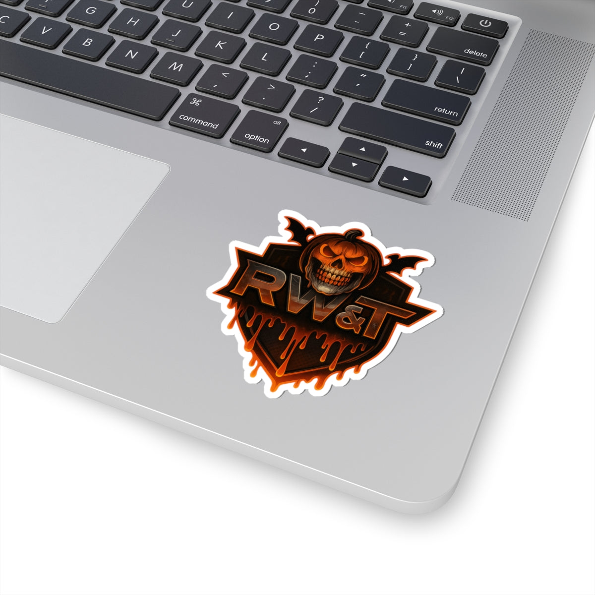 Spooky Skulls Kiss-Cut Stickers for Halloween, Laptop Decals, Skull Stickers, Halloween Decor, Gift for Horror Fans