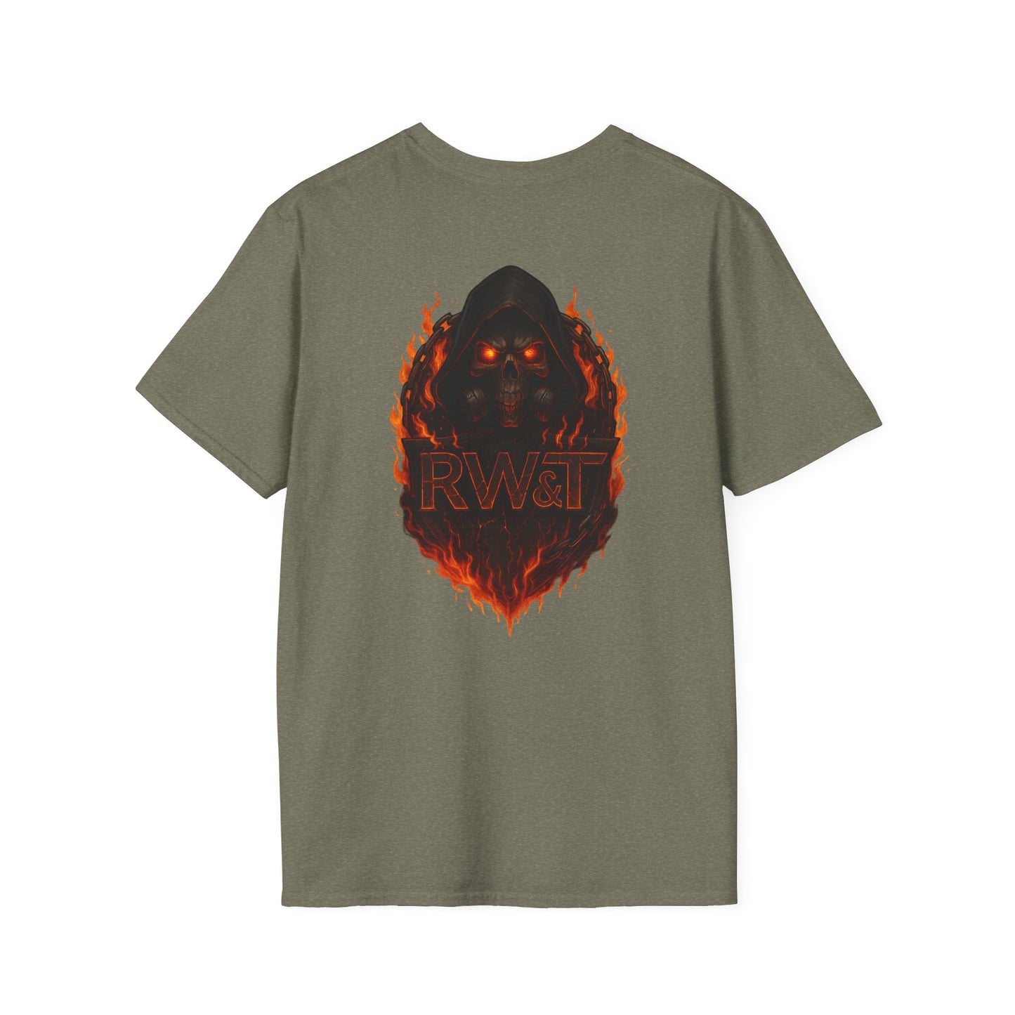 🔥 “RW&T Hellfire Reaper – Flames of War Edition” | Unisex Softstyle T-Shirt