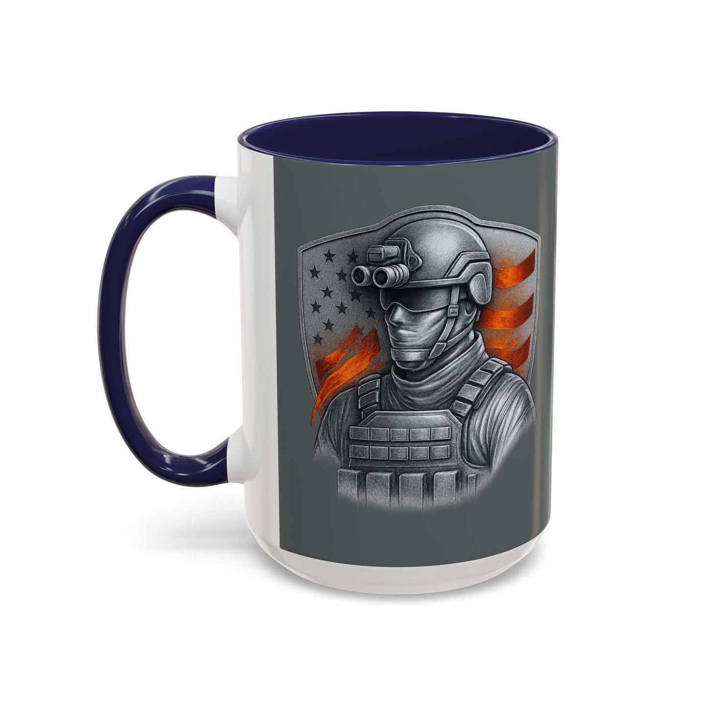 Patriotic Coffee Mug | 15oz | Soldier | RW&T