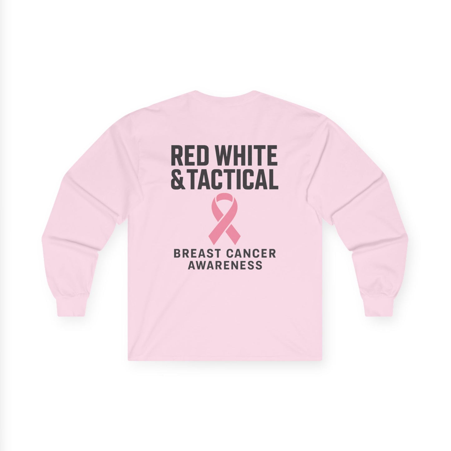 Breast Cancer Awareness | Long Sleeve Tee | Pink Ribbon
