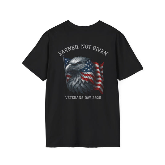 “Earned, Not Given” – Veterans Day Limited Edition Tee | Eagle