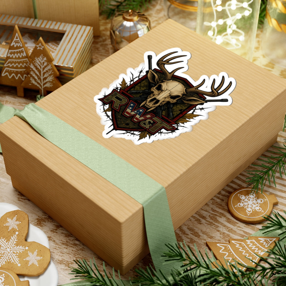 Bold Wilderness Kiss-Cut Stickers for Nature Lovers, Laptop Decor, Hunting Gear, Outdoor Enthusiasts, Unique Gifts, Party Favors