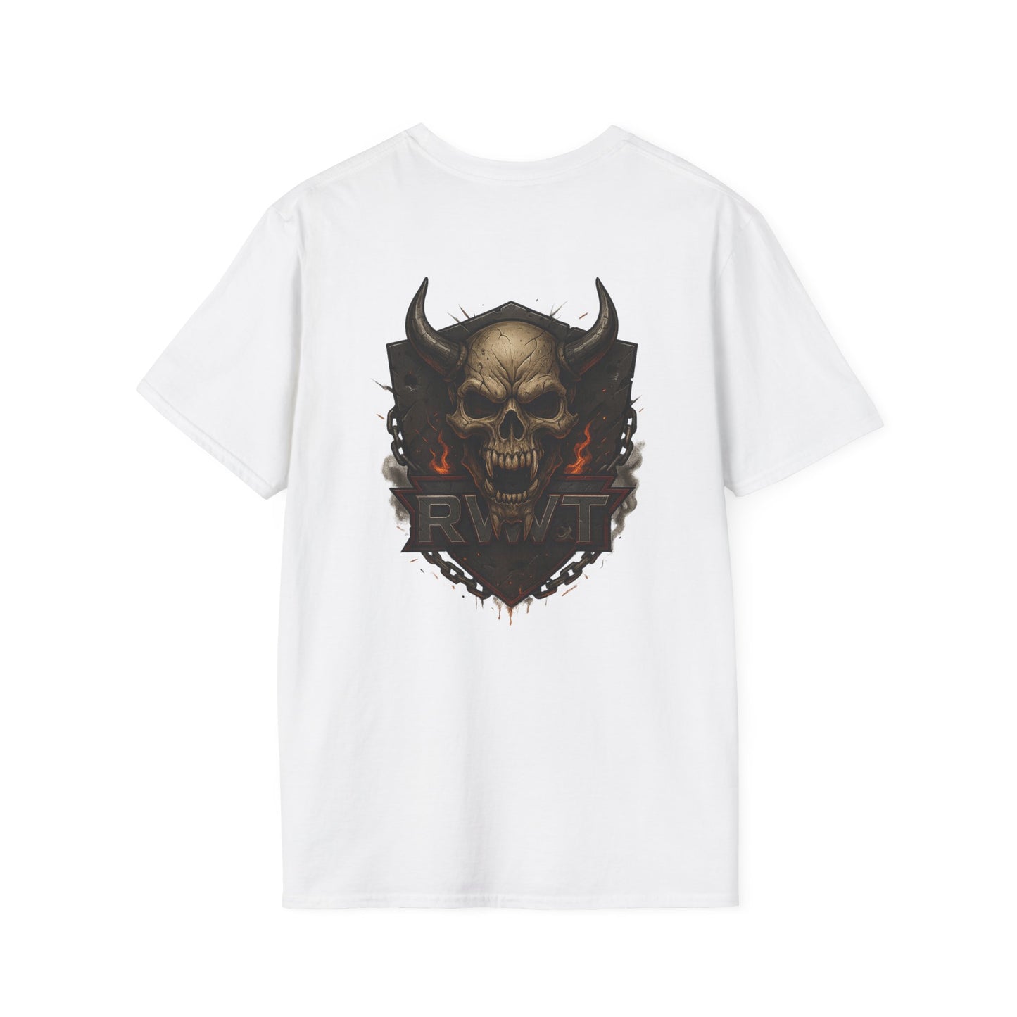 ⚔️ “RW&T War Beast – Spiked Skull Edition” | Unisex Softstyle T-Shirt
