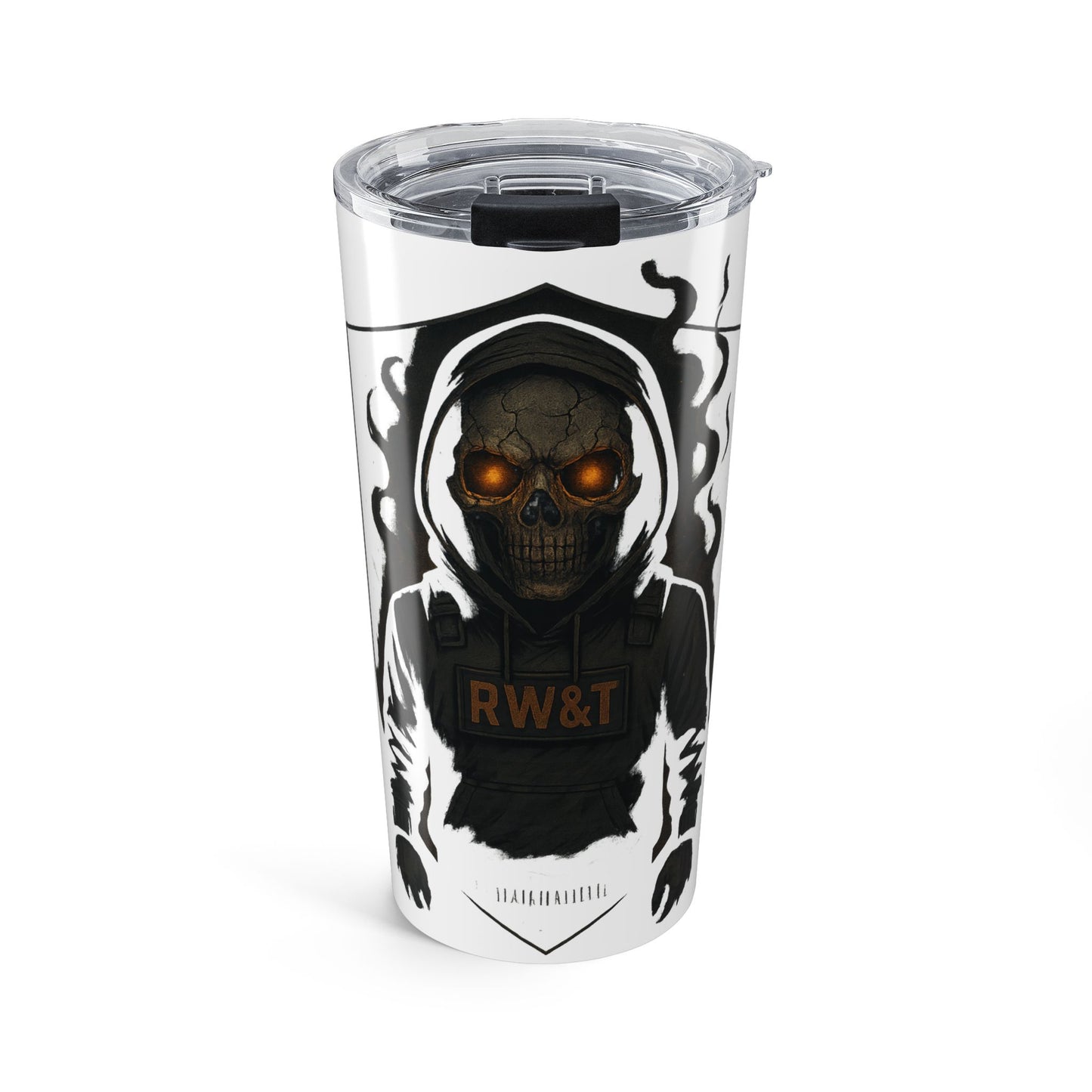 Tumbler 20oz | Halloween | Skull | Orange Eyes
