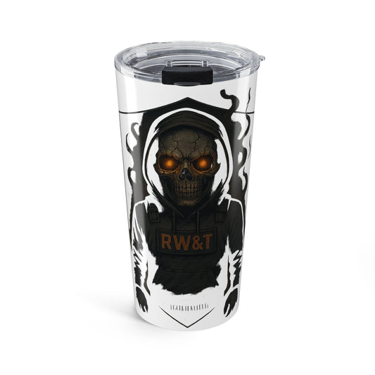 Tumbler 20oz | Halloween | Skull | Orange Eyes