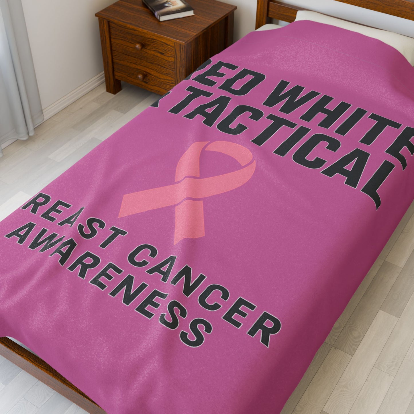 Breast Cancer Awareness | Plush Blanket | Pink Ribbon