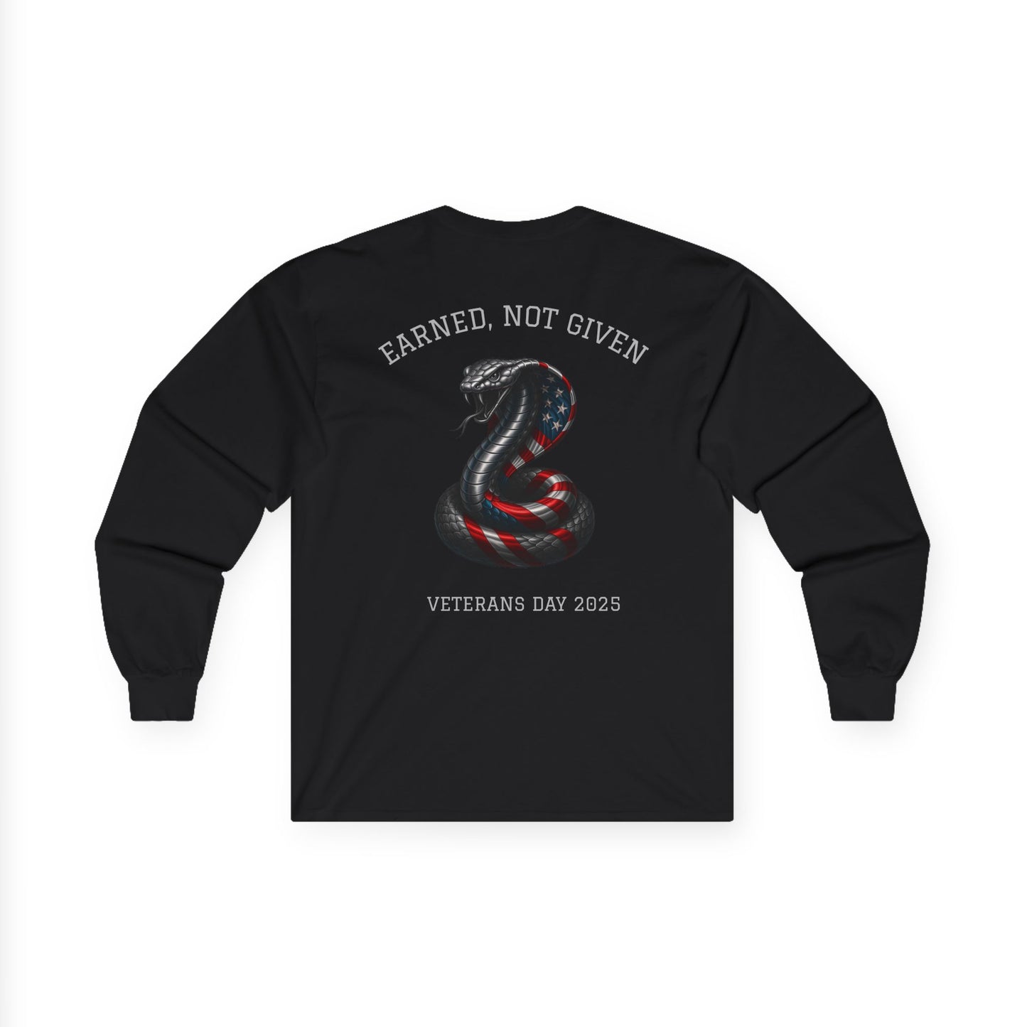 “Earned, Not Given” – Veterans Day Limited Edition Long Sleeve | Snake