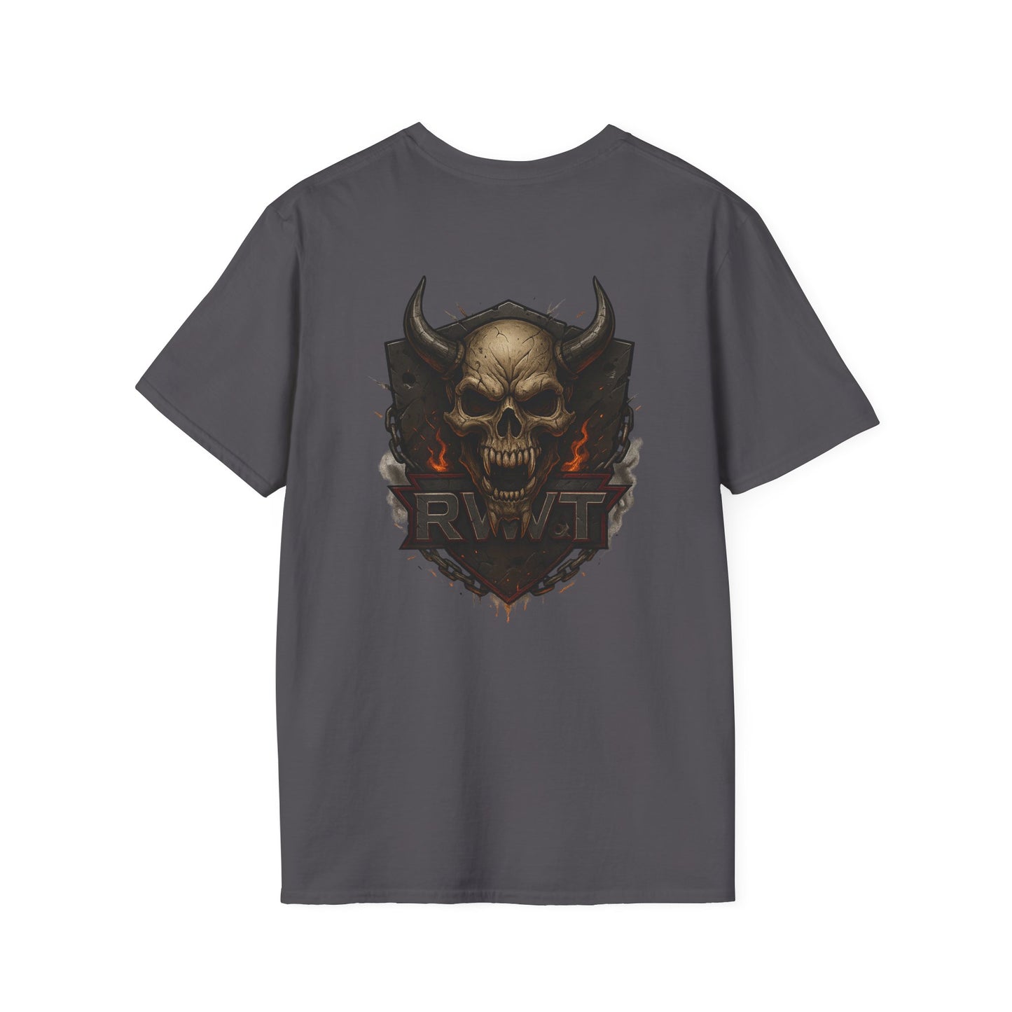 ⚔️ “RW&T War Beast – Spiked Skull Edition” | Unisex Softstyle T-Shirt