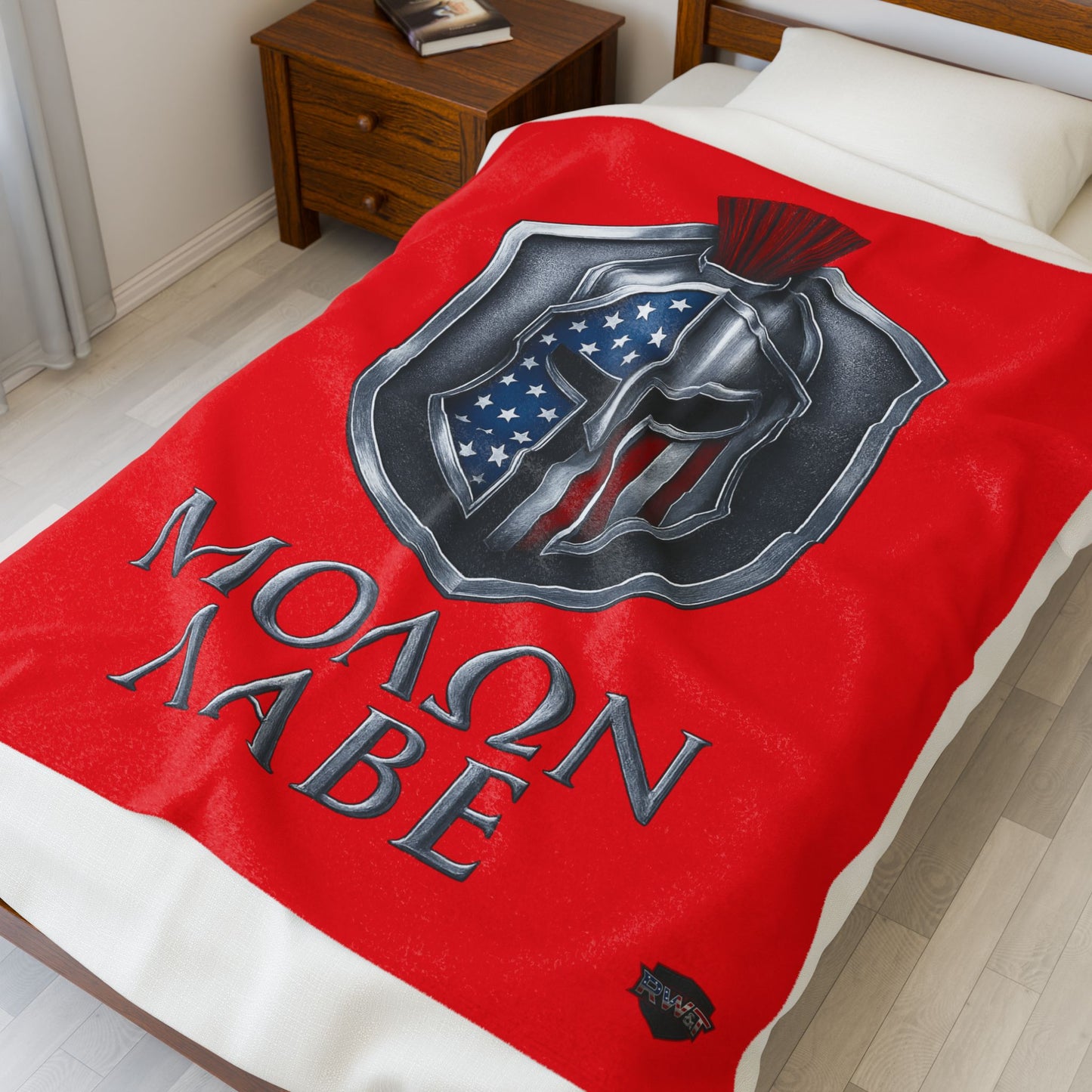 Plush Blanket | Spartan helmet