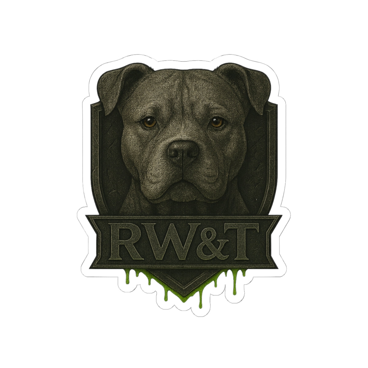 Pit Bull Protector Kiss-Cut Stickers, Dog Lover Gift, Laptop Decal, Animal Rescue Support, Custom Pet Sticker