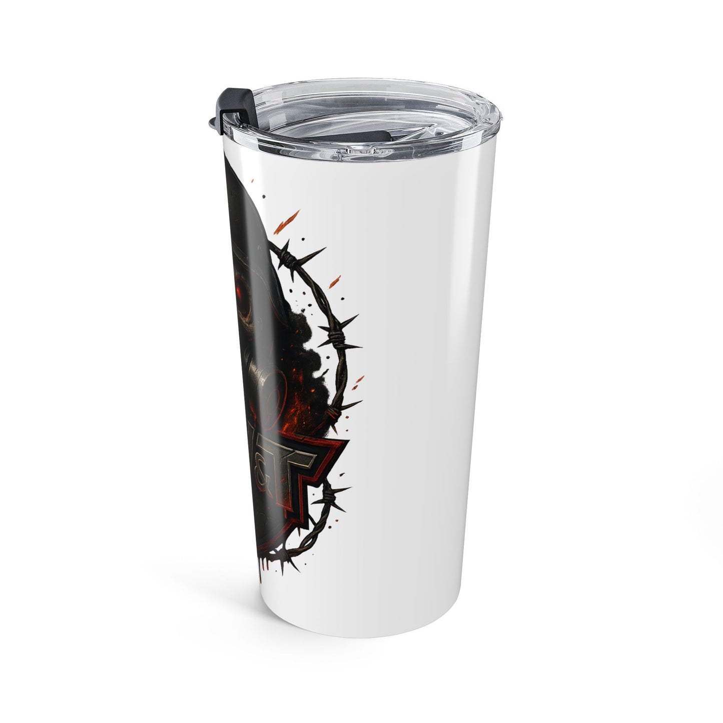 Tumbler 20oz | Rebellious Skull | Halloween | Helmet