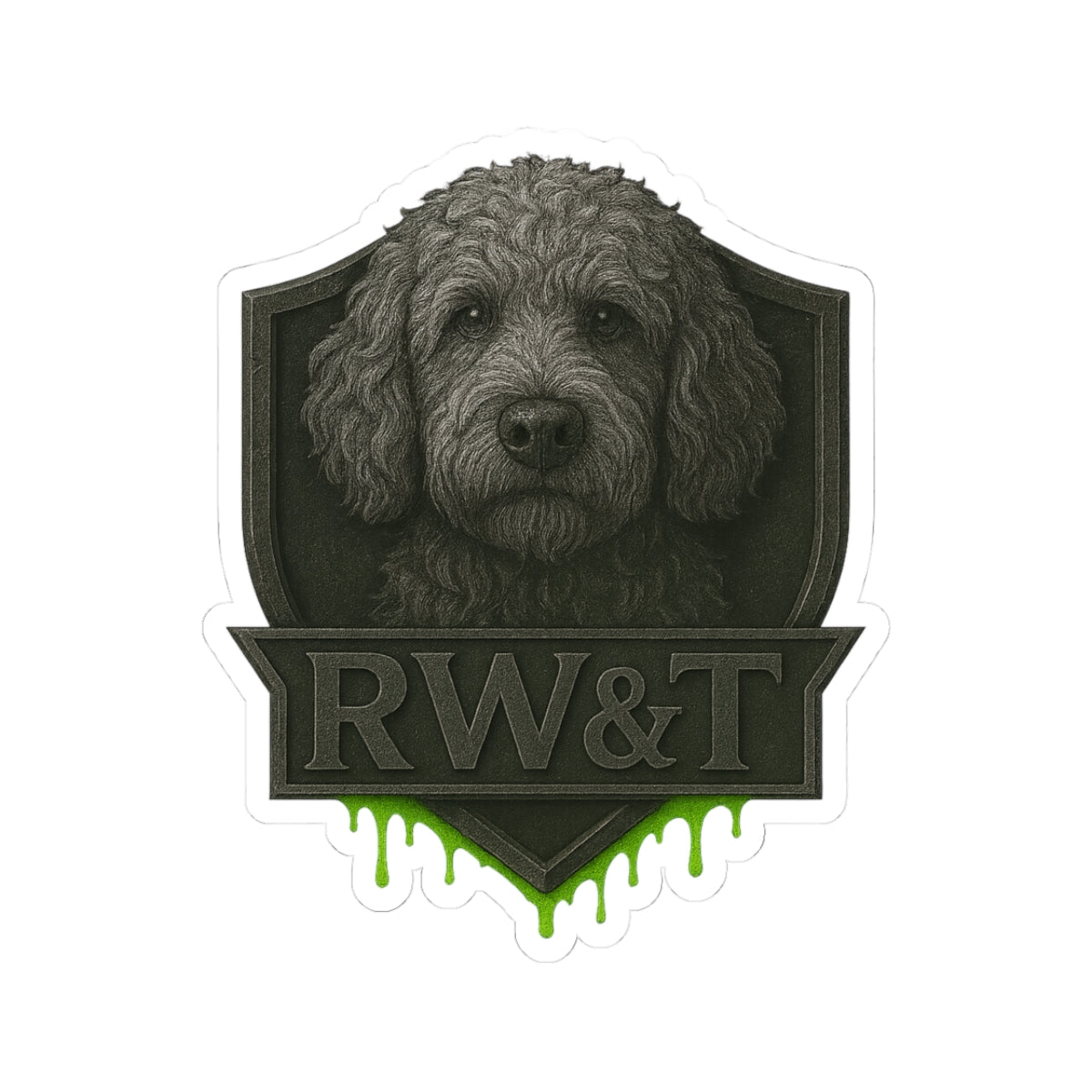 Rustic Dog Lover Kiss-Cut Stickers, Pet Memorial, Laptop Decor, Gift for Dog Owners, Home & Office Decoration