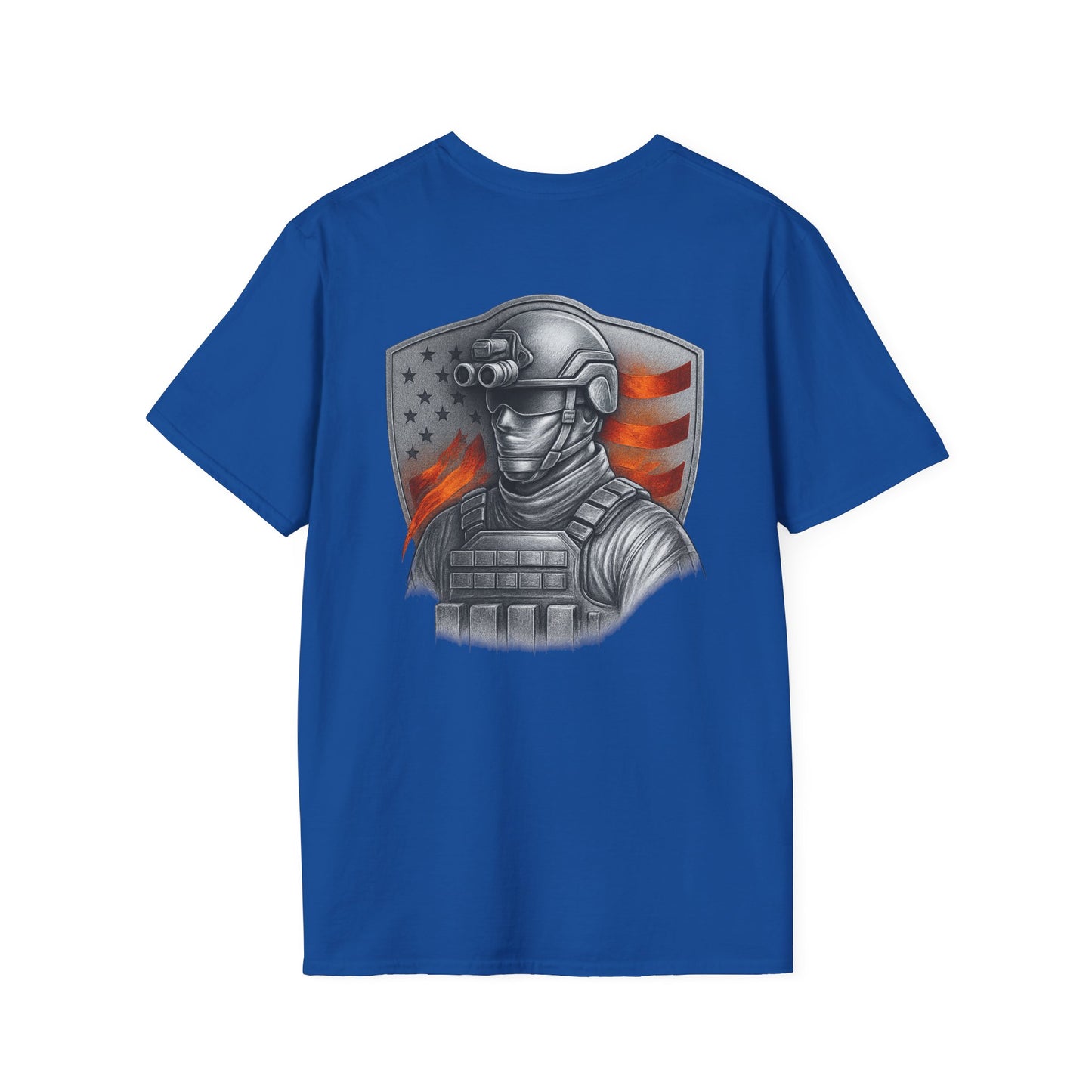 Patriotic Hero T-Shirt - Unisex Softstyle Tee for Veterans, Independence Day, Memorial Day, Gift for Him/Her, Casual Wear, Express [...]