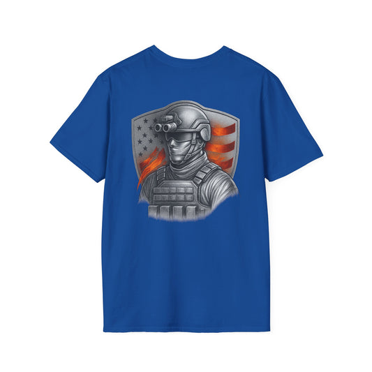 Patriotic Hero T-Shirt - Unisex Softstyle Tee for Veterans, Independence Day, Memorial Day, Gift for Him/Her, Casual Wear, Express [...]