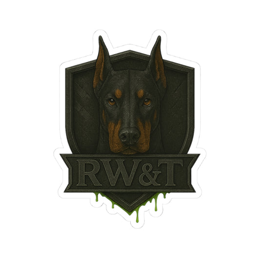 Doberman Kiss-Cut Stickers, Dog Lover Gifts, Vinyl Decals, Pet Accessories, Laptop Stickers, Animal Art Decor