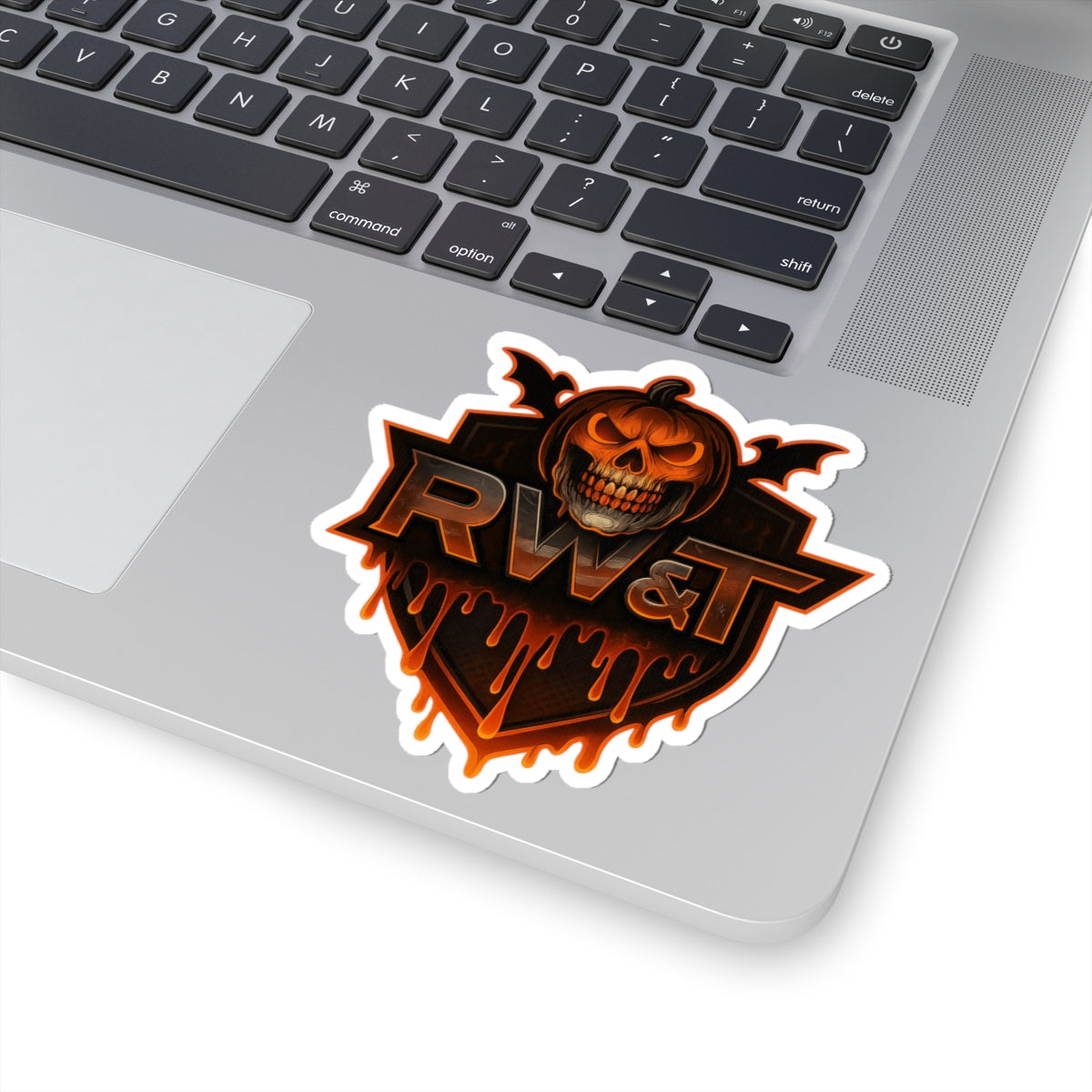 Spooky Skulls Kiss-Cut Stickers for Halloween, Laptop Decals, Skull Stickers, Halloween Decor, Gift for Horror Fans